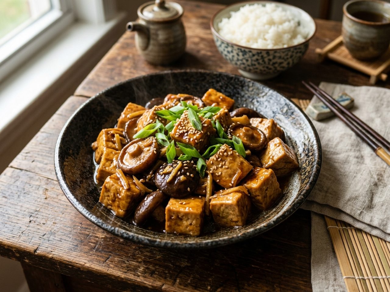 Mantarli Sote Tofu