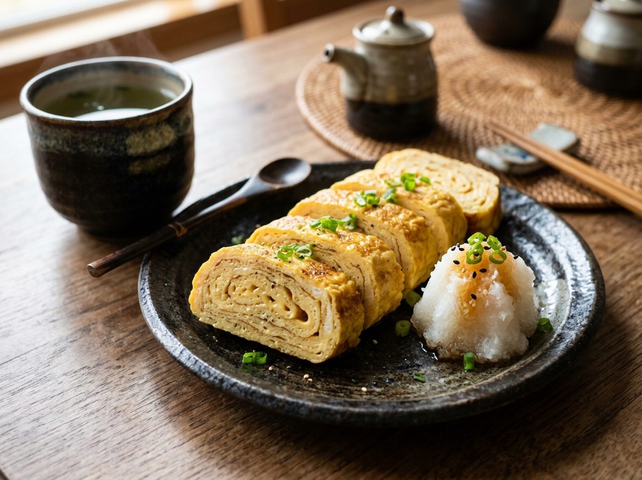 Japon Usulü Rulo Omlet (Tamagoyaki)