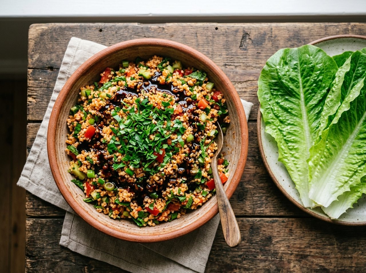 Ensalada Turca de Búlgur (Kısır)